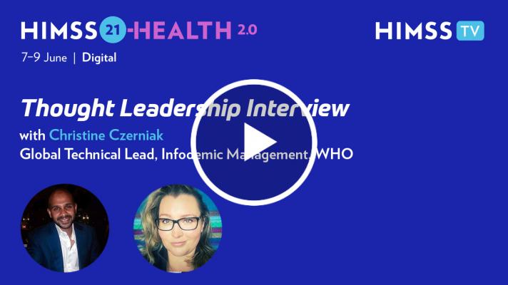 Christine Czerniak, technical officer of the WHO Health Emergencies Programme