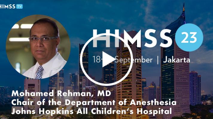 Dr. Mohamed Rehman, chair of the department of anesthesia at Johns Hopkins All Children's Hospital
