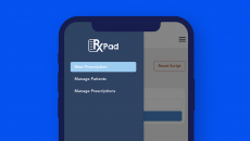 RxPad on a digital tablet